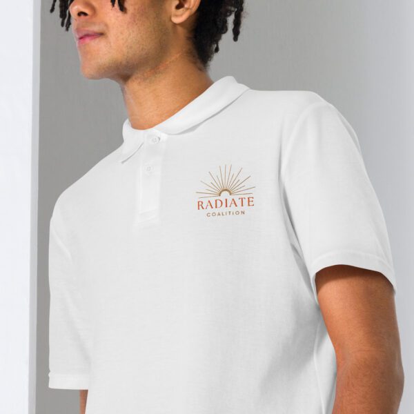 Unisex pique polo shirt - Image 9